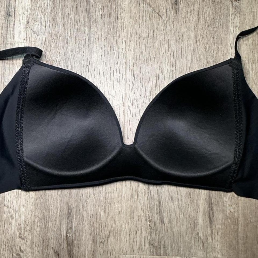 Sophie B Underwire Bra Smooth T-Shirt Style Size 34B Black Everyday - Picture 4 of 5